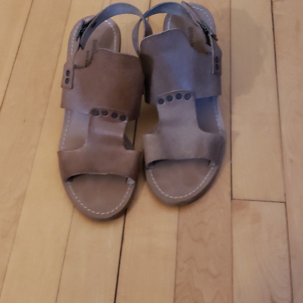 Barbara Barbieri Italian leather heeled sandal